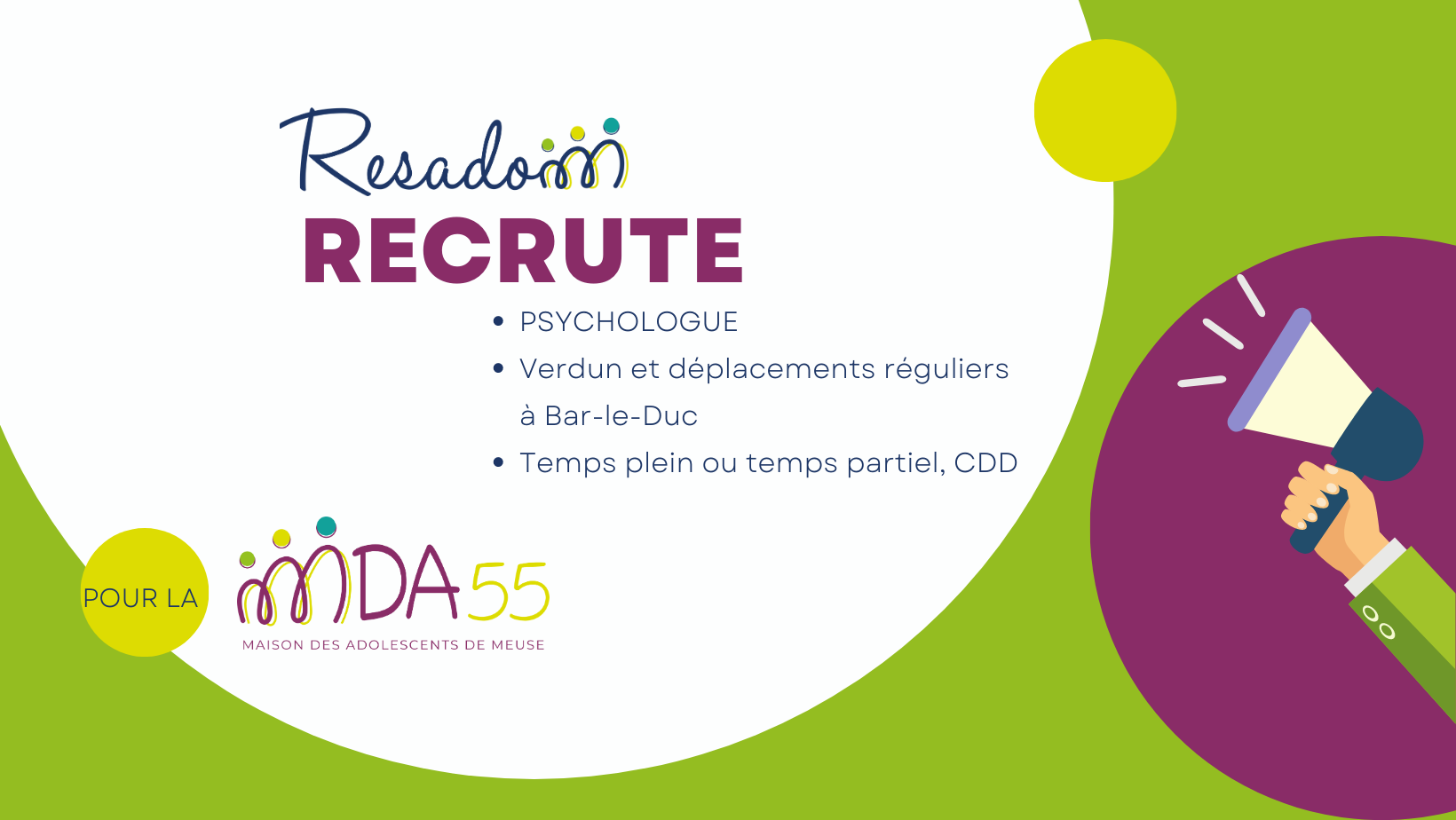 Rejoignez l&rsquo;équipe : Resadom recrute