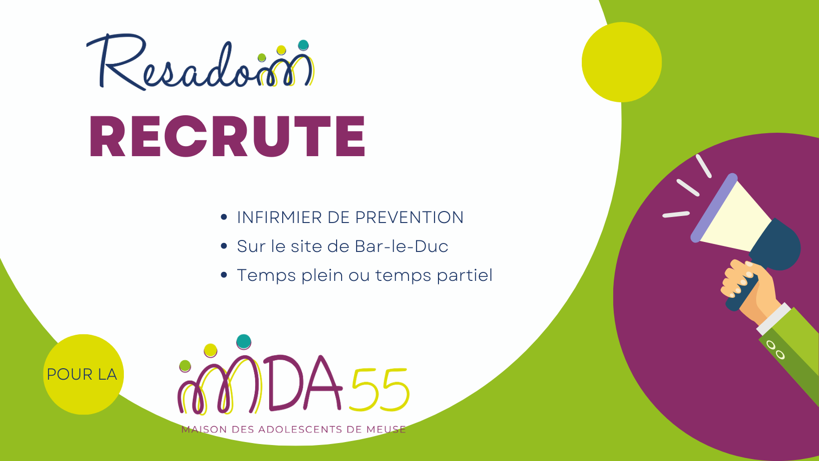 Rejoignez l’équipe : Resadom recrute