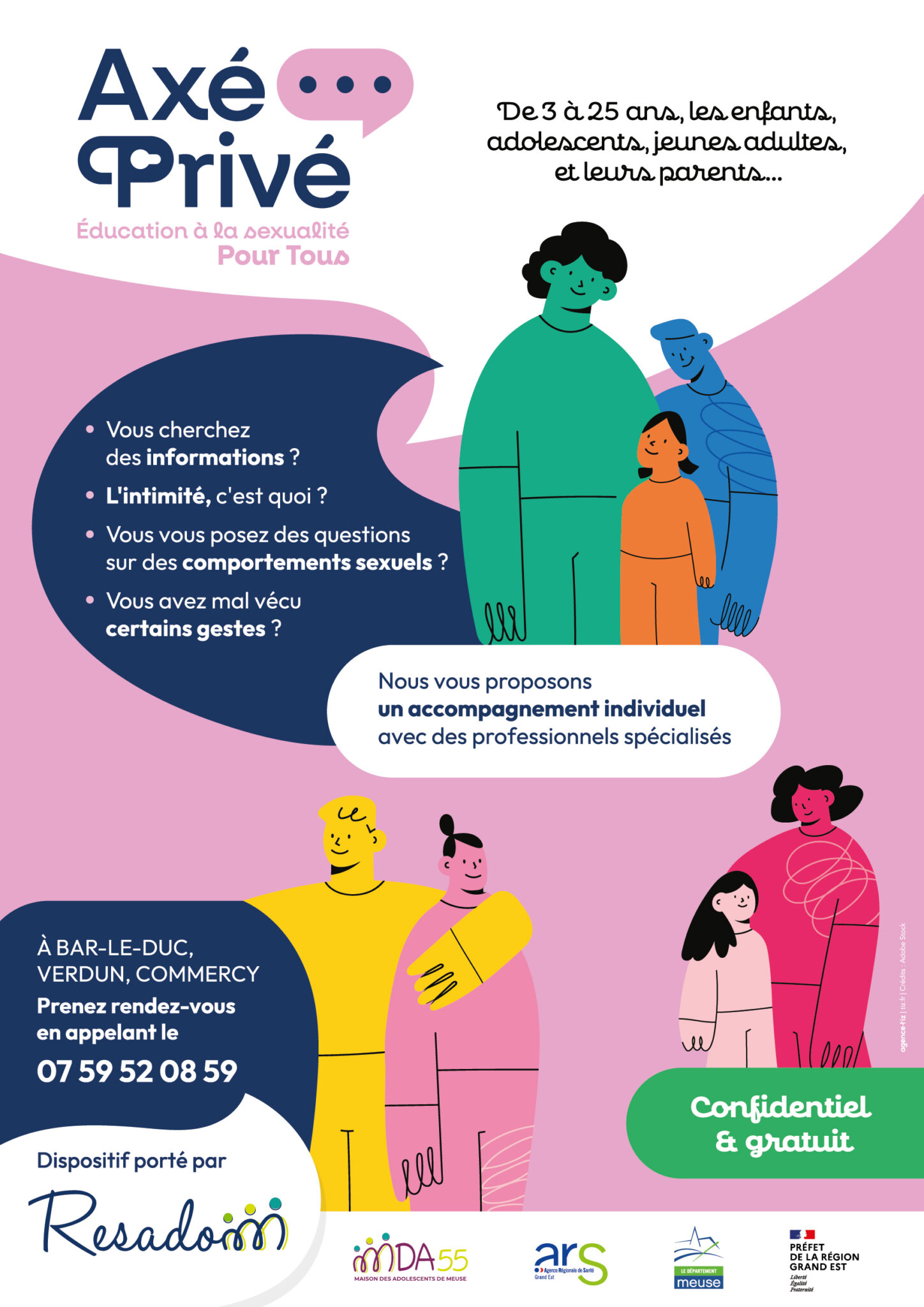 Axé Privé : l&rsquo;éducation à la sexualité pour tous